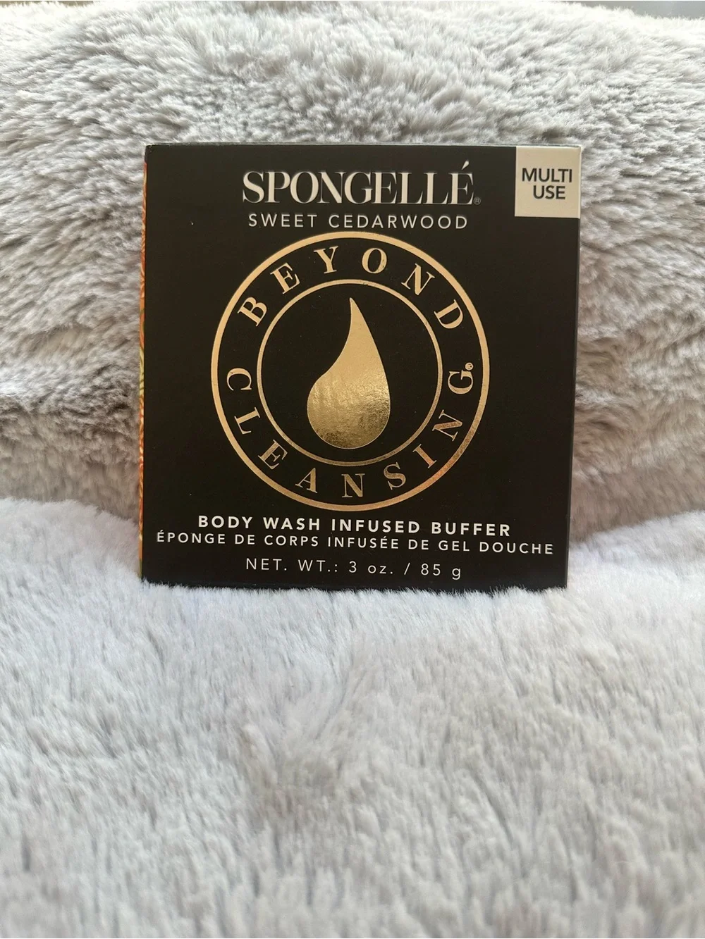Spongelle Sweet Cedarwood Beyond Cleansing Body Wash Infused Buffer